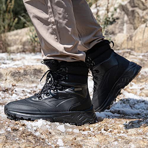 Men's Waterproof Hiking Boots Mid Top Ankle Boots P901