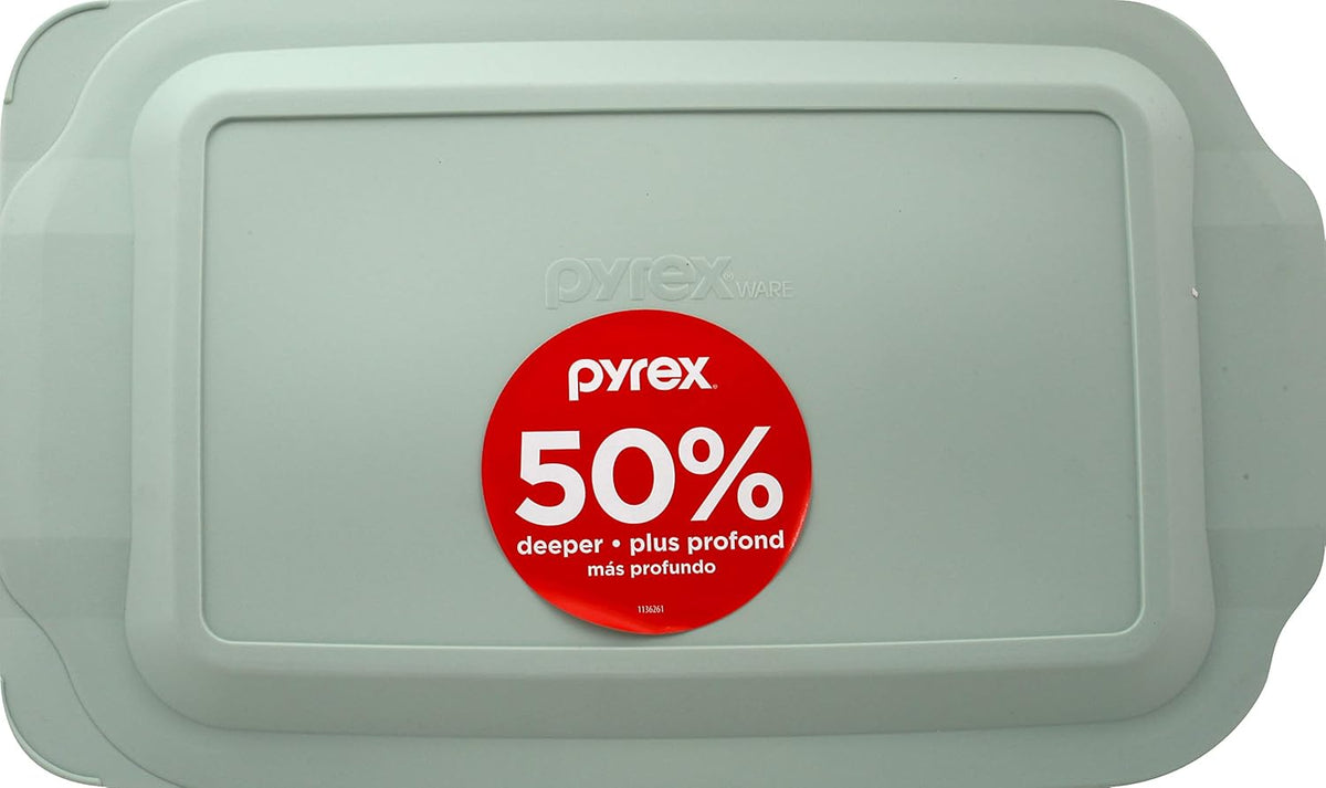 Pyrex DEEP 9"X13" Baking Dish with Lid X4471