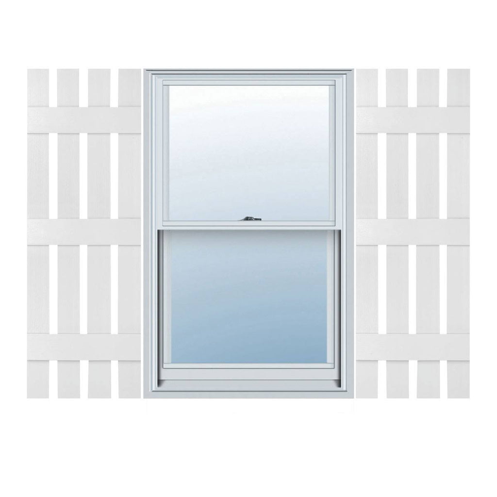 Board-n-Batten Shutters with Shutter-Loks (Per Pair) W45852