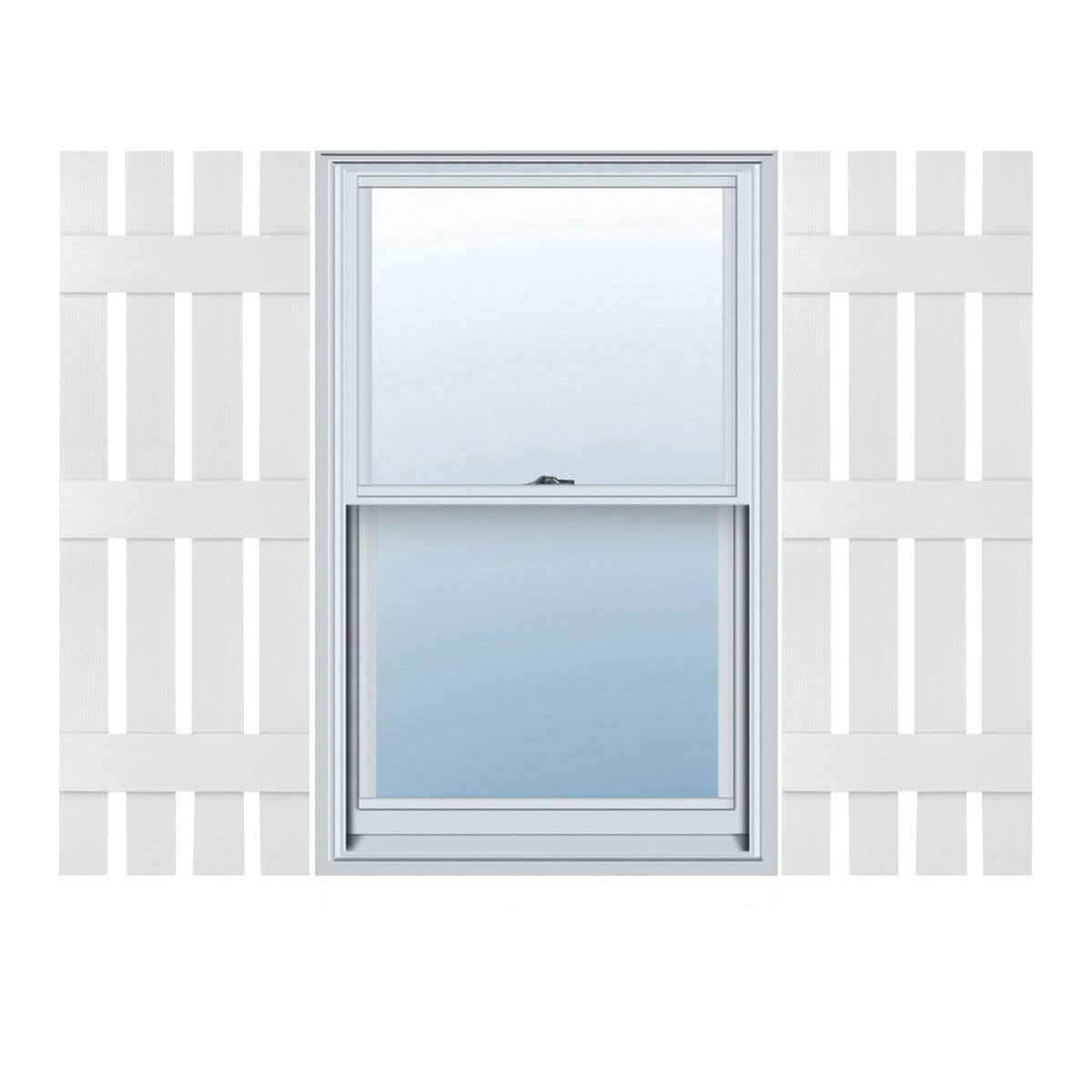 Board-n-Batten Shutters with Shutter-Loks (Per Pair) W45852