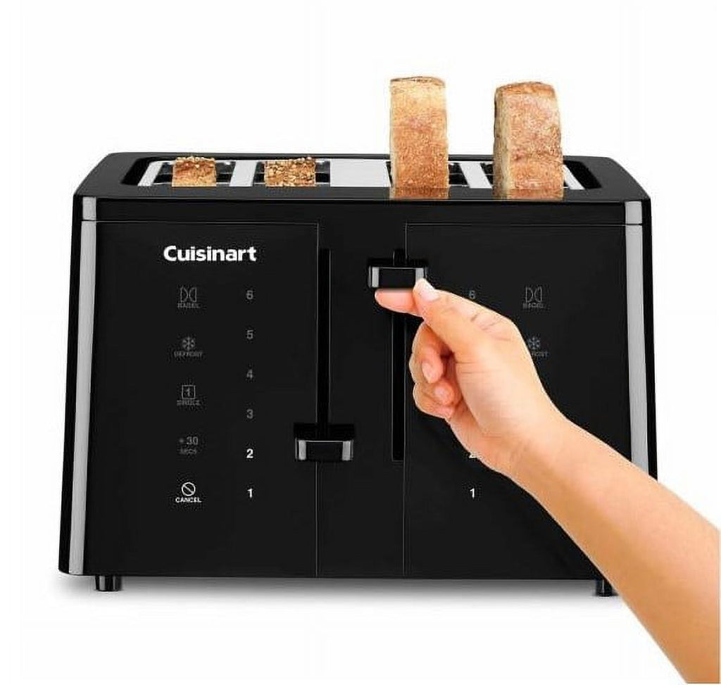 Black Wide Slot Toaster B33664