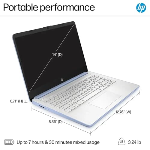 14 Ultrabook Intel N150 32GB RAM 1.6TB Storage Wi-Fi 6 Lavender E930957
