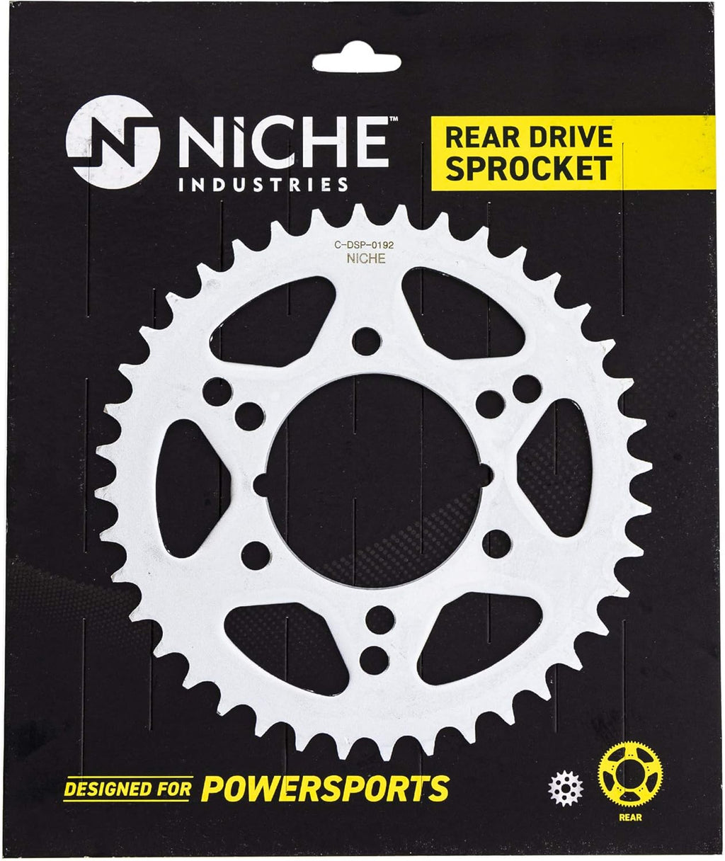 Drive Sprocket Chain Combo, 13 Tooth Front 40 Tooth Rear 520NZ Standard 88 Links Pack of 2 H897