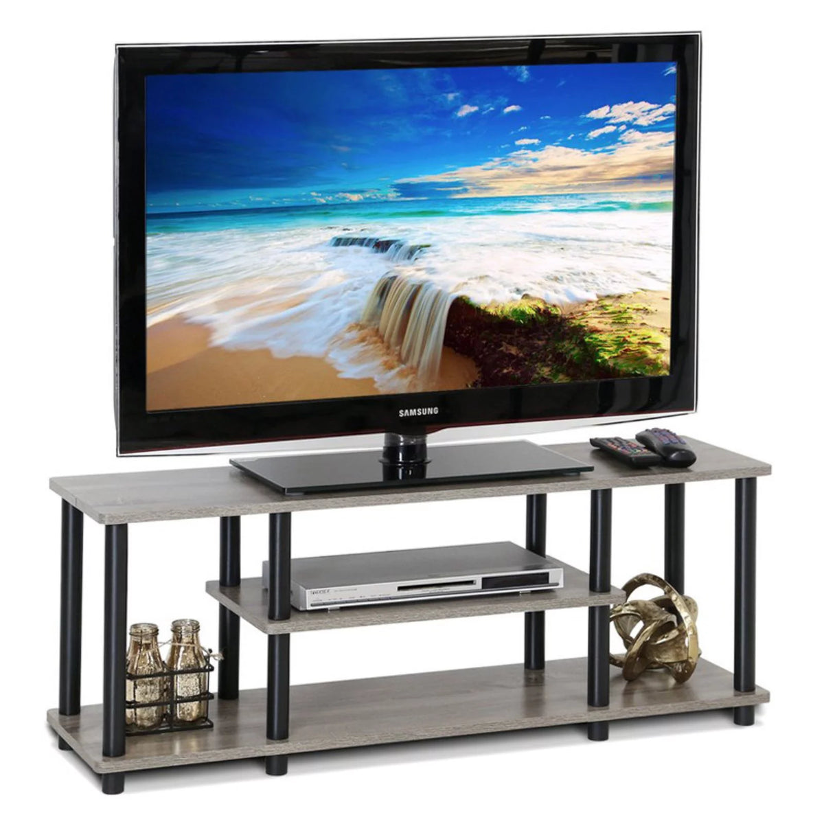 3-Tier Oak White TV Stands O59664