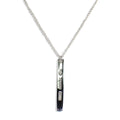 925 Silver Bar Pendant Necklace E94137