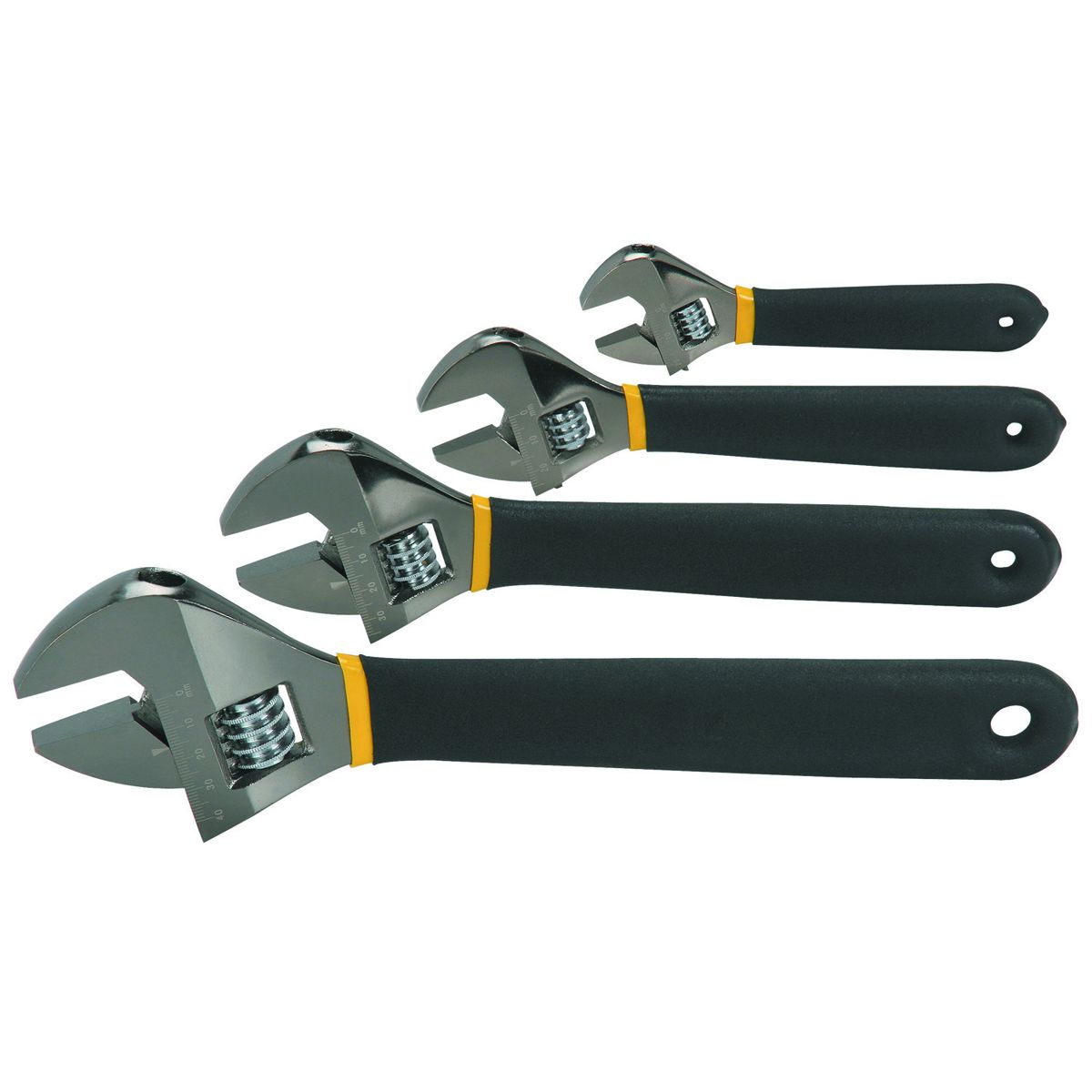 Adjustable Laser Etched Wrench Set, 4-Piece P878