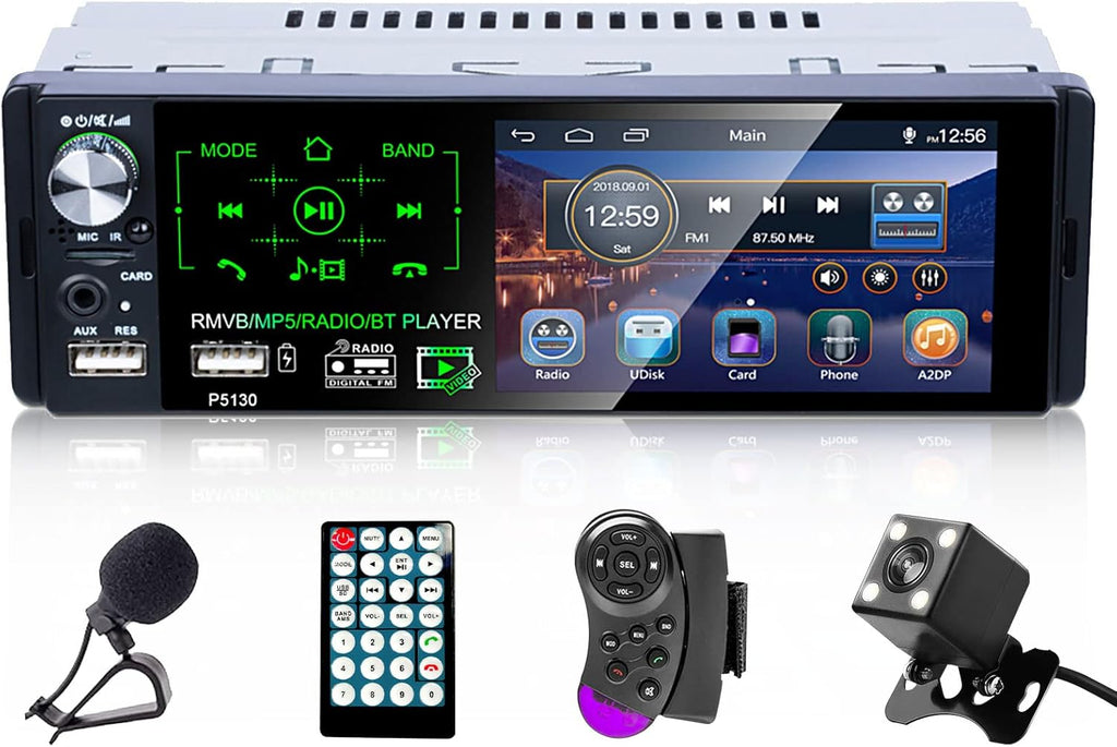 Single Din Car Stereo with Touchscreen E6339