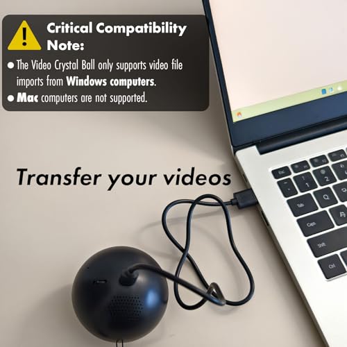 2.7" White Crystal Ball Video Player with Sound N347