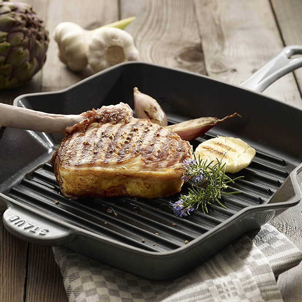 Matt Black Square Grill Pan I195246