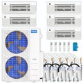 45,000 BTU 5 Zone Ceiling Cassette Ductless Air Conditioner and Heat Pump M526758