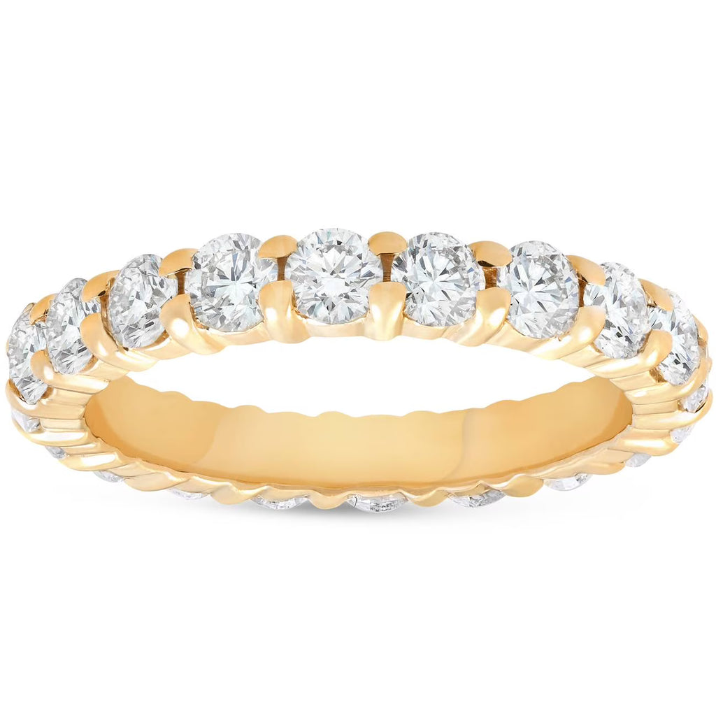 14K Yellow Gold Diamond Eternity Ring A690