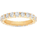 14K Yellow Gold Diamond Eternity Ring A690