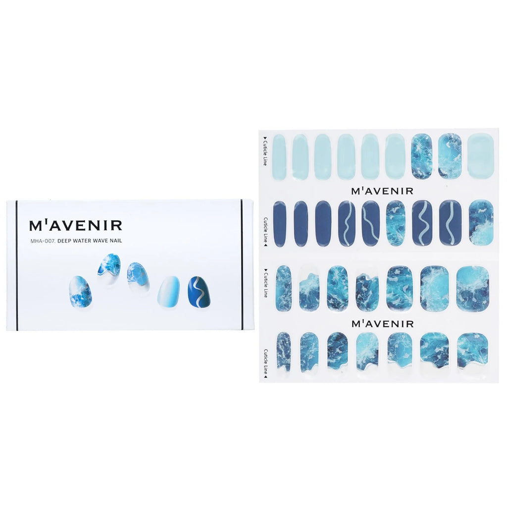Deep Water Wave Nail Sticker 32pcs L651182