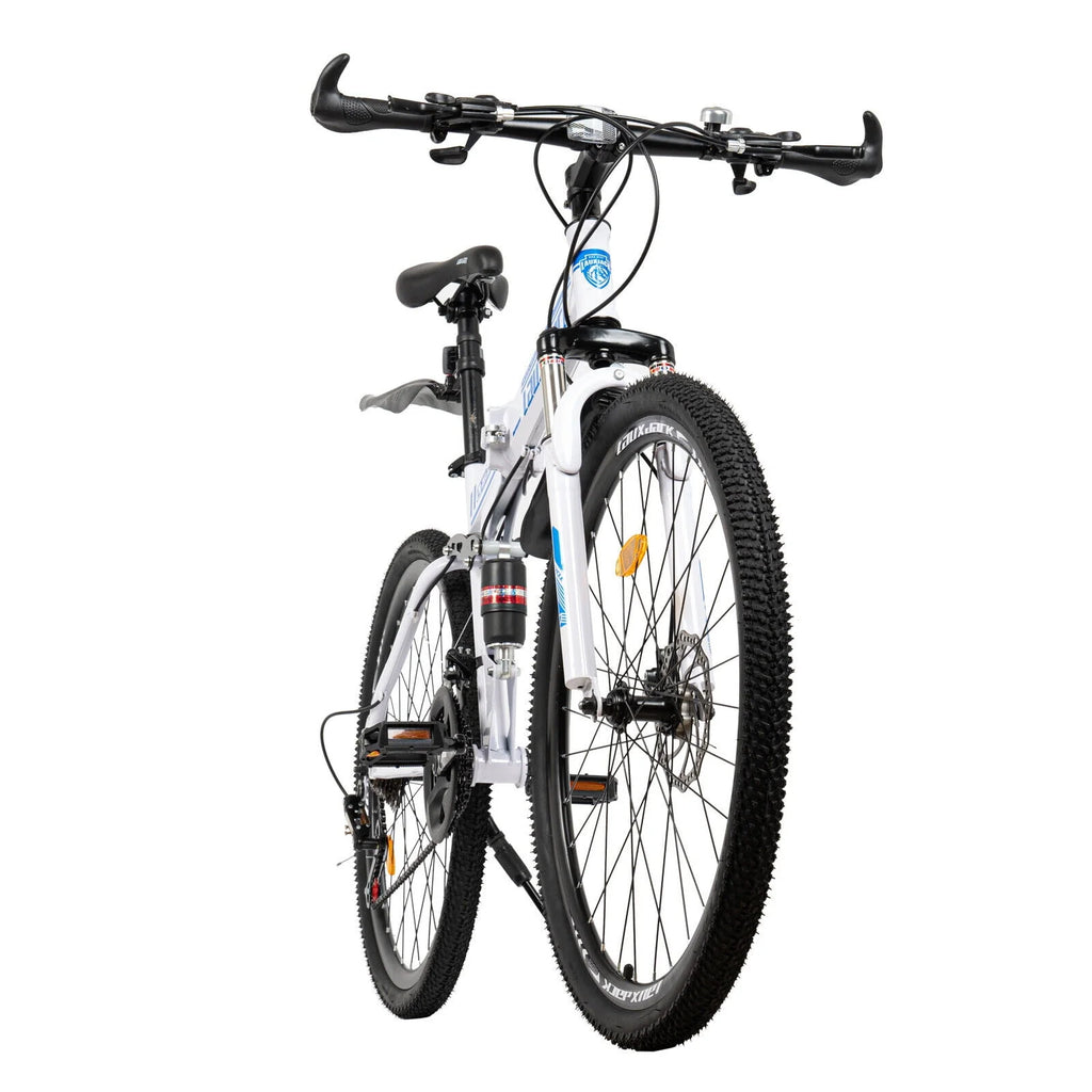 26 Mountain Bike 21-Speed Folding Dual Disc Brake Bicycle H5248