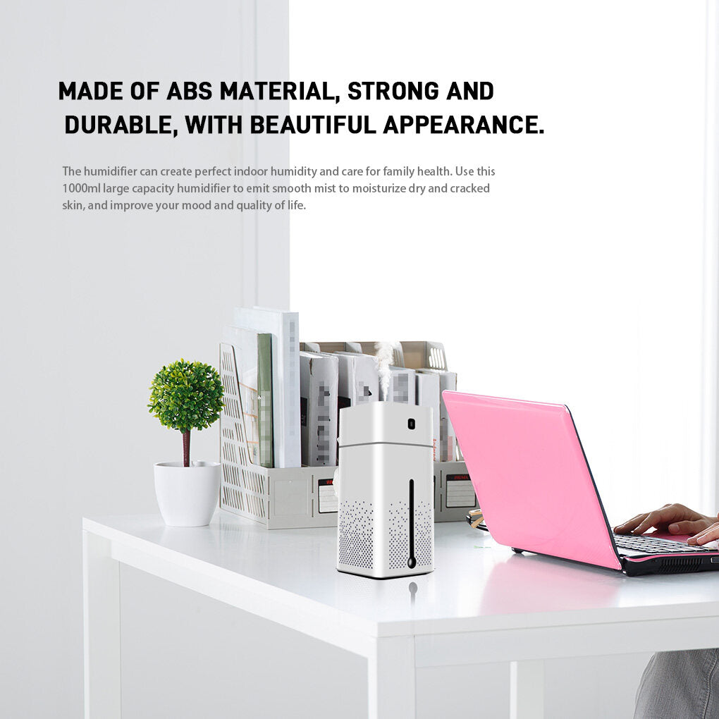 White 1000ml USB Aroma Diffuser Humidifier S226784