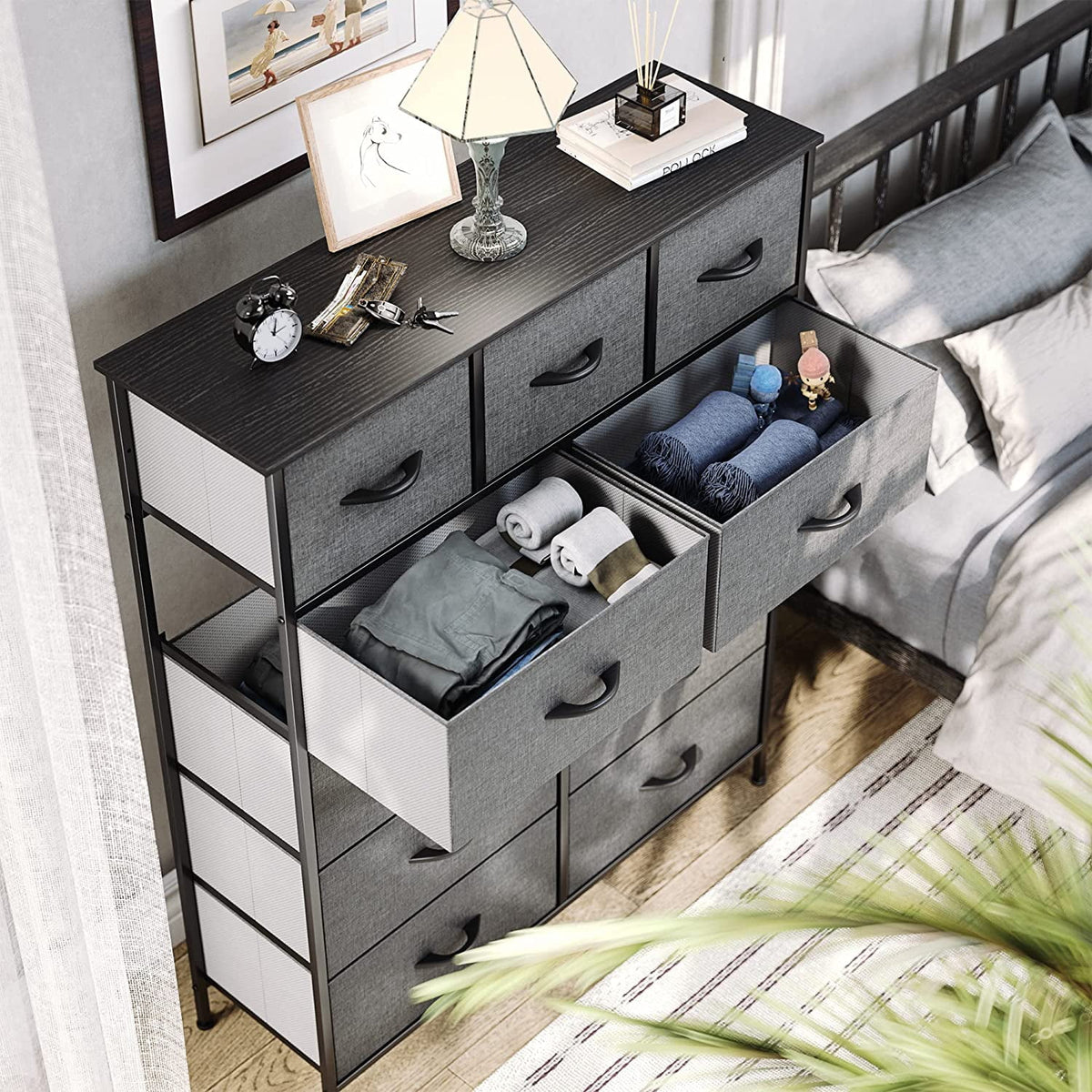 11 Drawer Fabric Dresser H606034