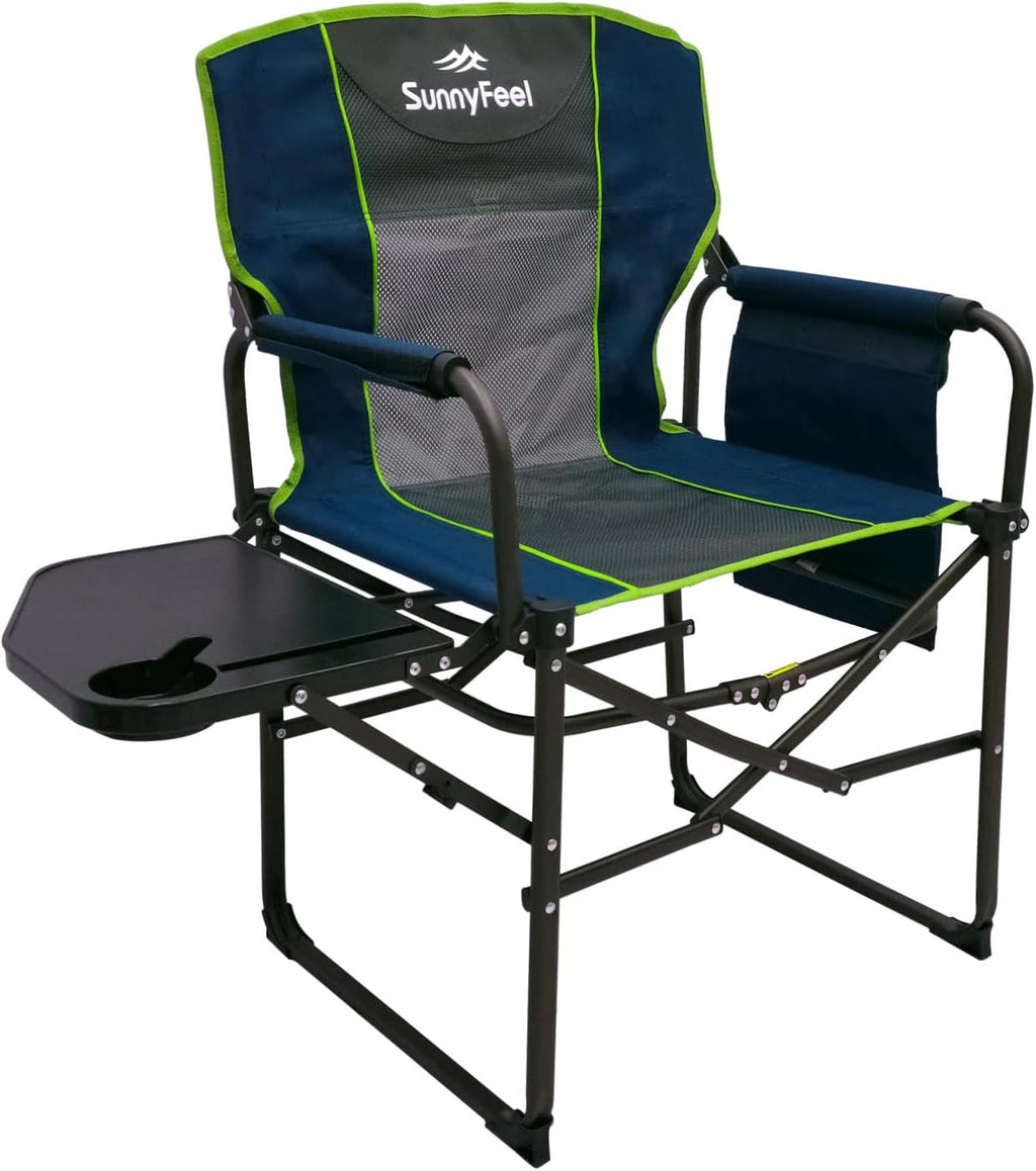 Oversized Portable Folding Camping Chair with Side Table T685