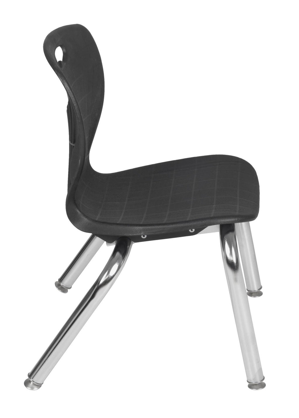 48x22 x 24x22 Height Adjustable Mobile Classroom Table - Mocha Walnut & 2 Stack Chairs - Black Y440