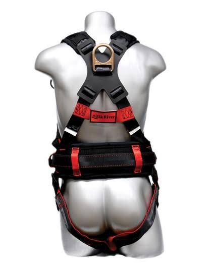 Polyester Nylon 3 D-Ring Harness with Tongue Buckles Medium O95047