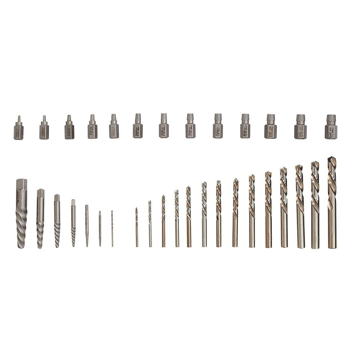 35-Piece Screw Extractor Drill Bit Set Y475178