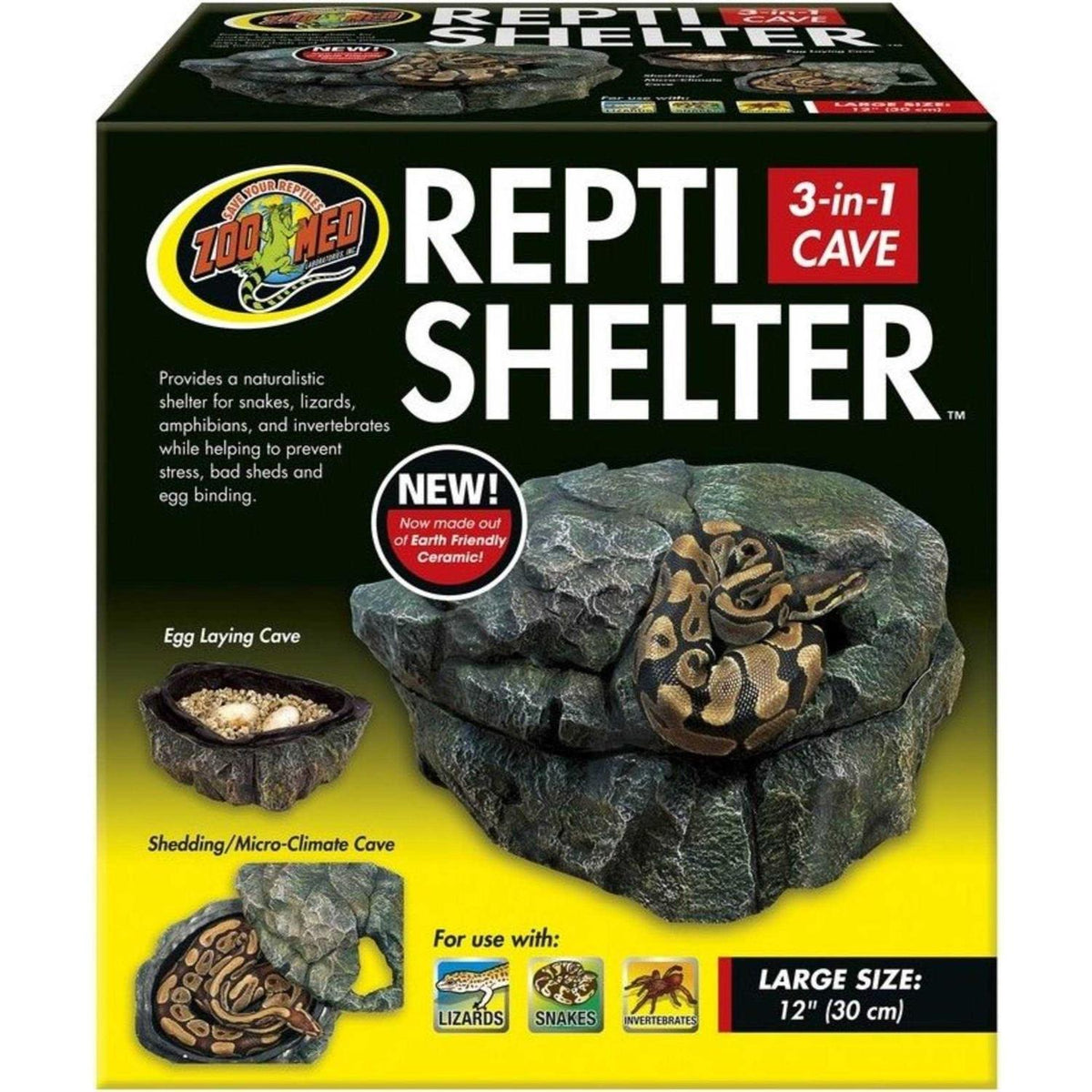 Reptile Shelter 3 in 1 Cave N705494
