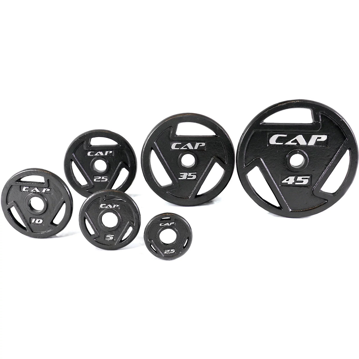 2.5lb Black Olympic Grip Plate B7435