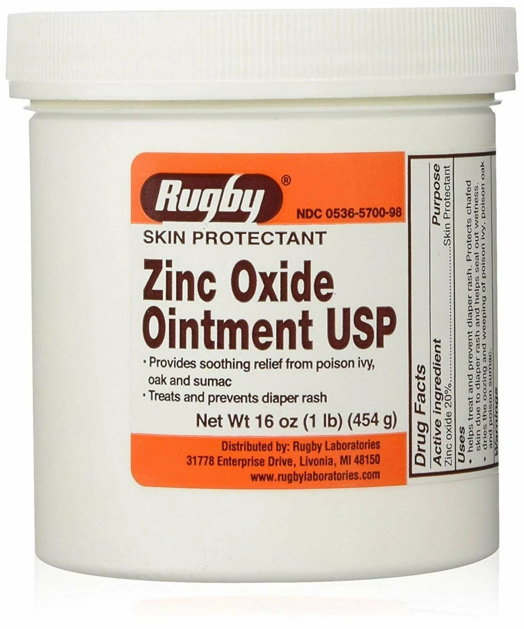 Zinc Oxide Ointment 1 Lb (16oz) Jar D8264