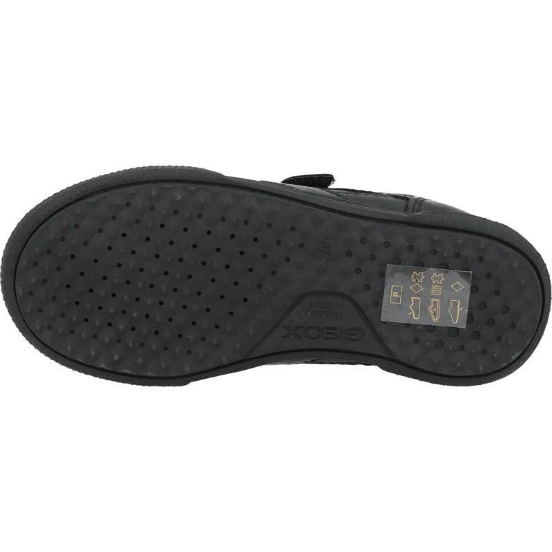 Black Smooth Leather School Shoes M5902