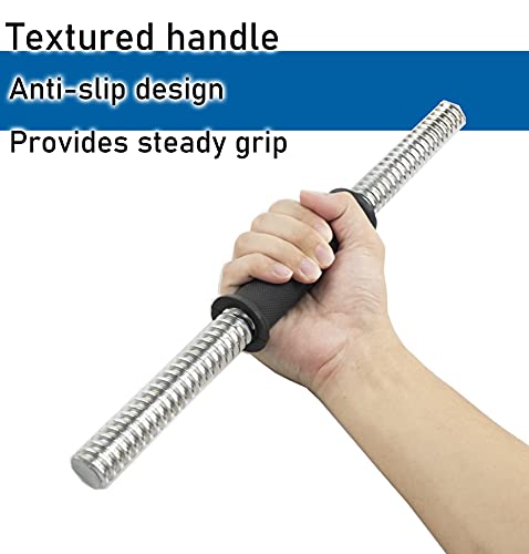 Adjustable Dumbbell Bar Handles 32/35/40cm Fit 1 inch Standard Weight Plate Sold in Pair Z9254