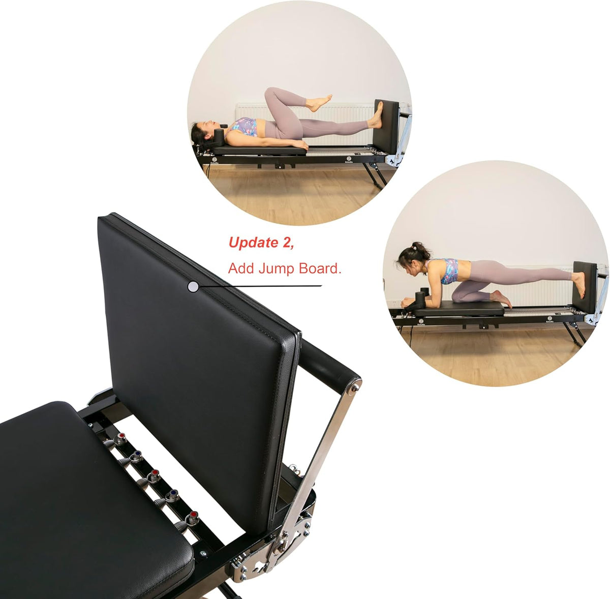 Updated Longer Size Pilates Reformer with Alloy Springs R344500