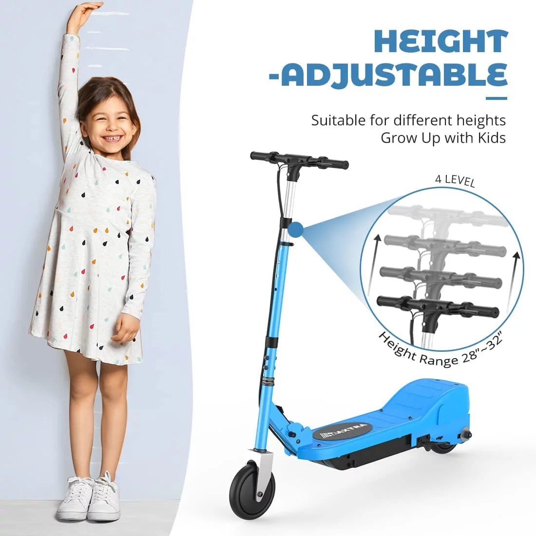 Electric Scooter with Adjustable Handlebar N343643