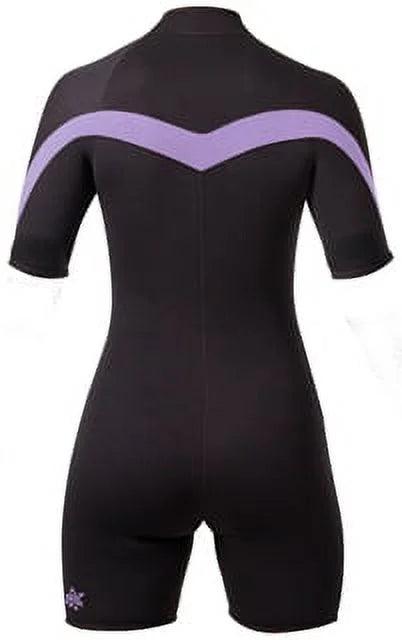 3mm Thermoprene Women's Front Zip Shorty Wetsuit U6841