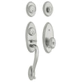 Two-Point Lock Double Cylinder Handleset Satin Chrome Y54294