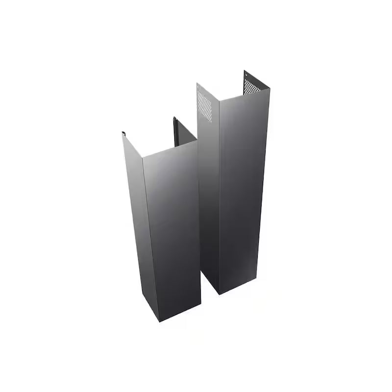 Black Stainless Steel Chimney Extension Kit D3010