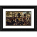 Black Ornate Wood Framed Museum Art Print F954
