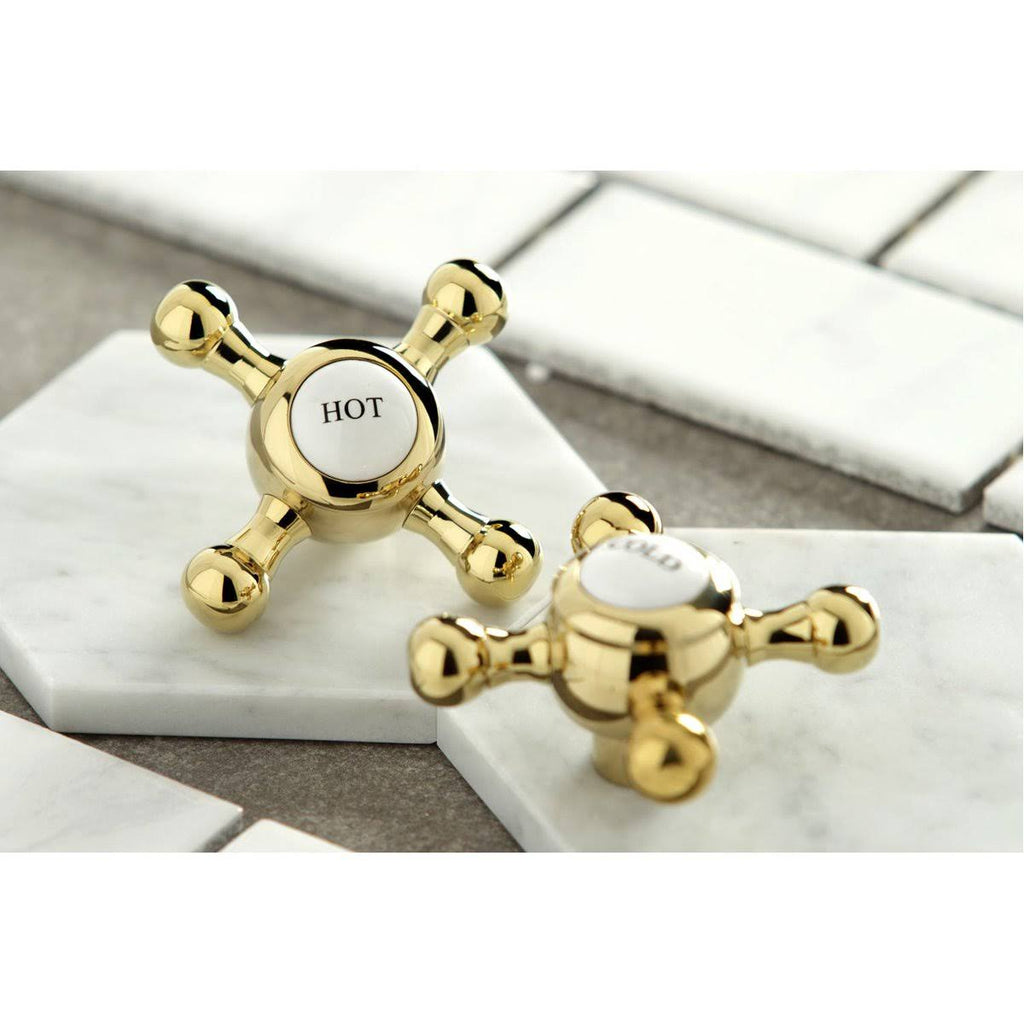 Polished Brass Roman Tub Filler with Hand Shower F553