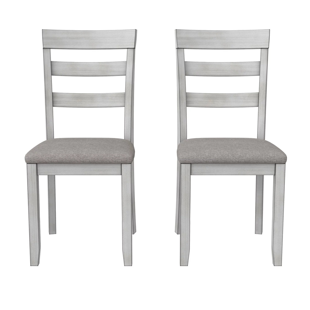 3-Piece Drop Leaf Wood Dining Set with Round Table and 2 Chairs W11561