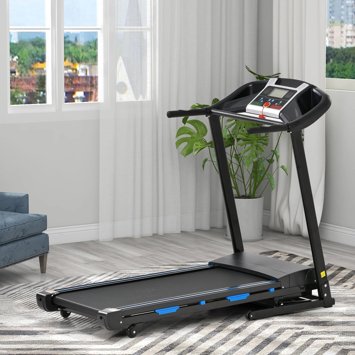 Electric Folding Treadmill 3.25 HP with LCD Display O6991