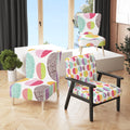 Multicolor Patterned Upholstered Accent Chair L592