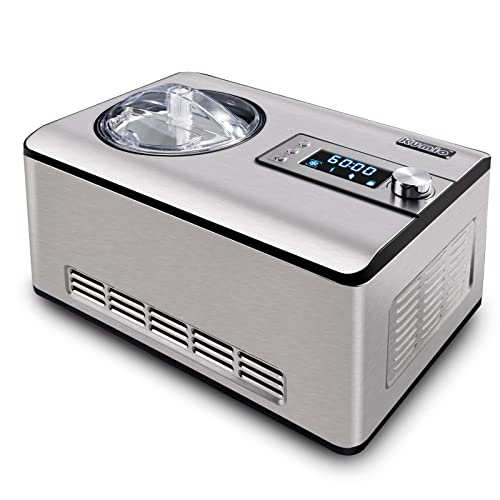 Ice Cream Maker with Compressor, 4 Modes, LCD Display S475345
