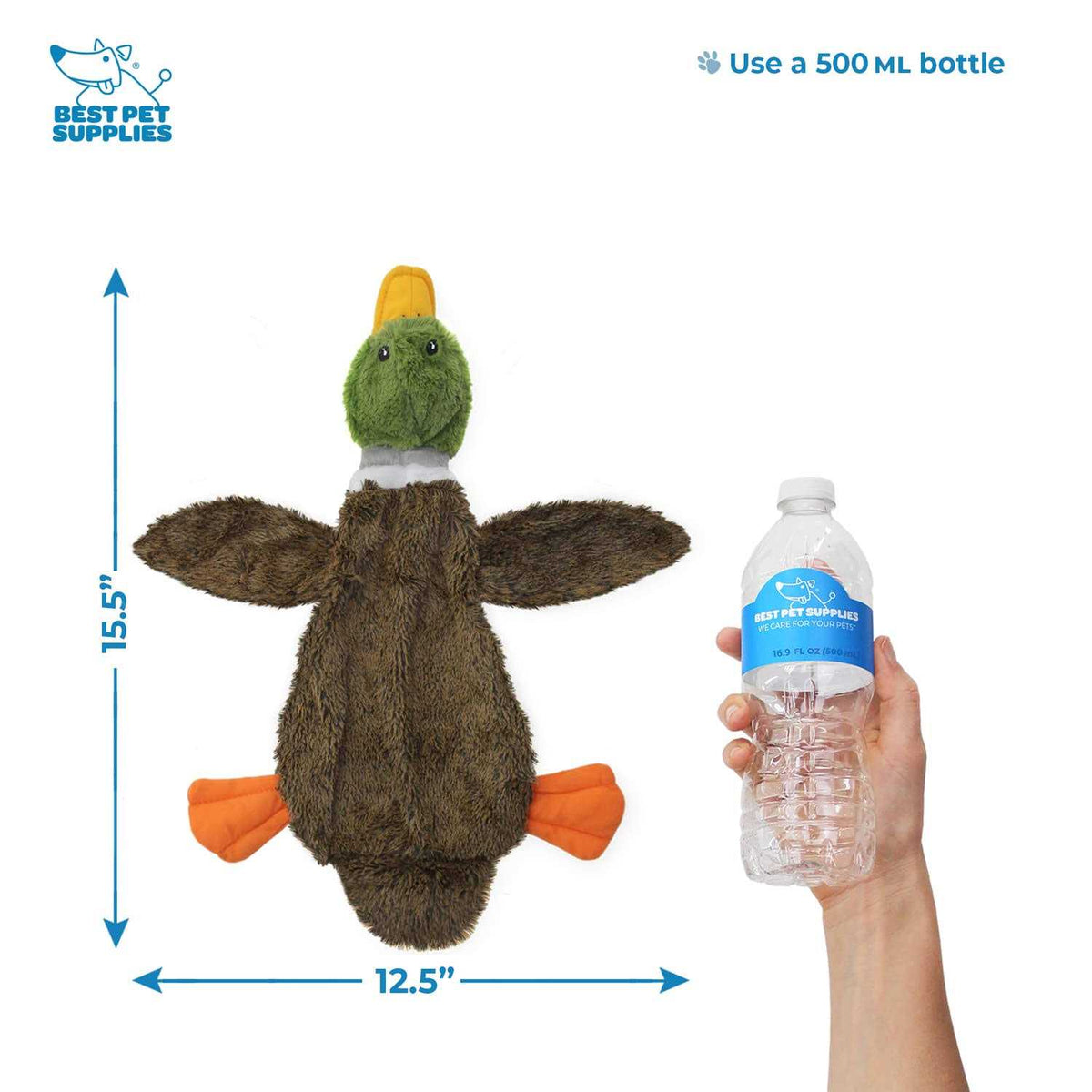 2-in-1 Stuffless Squeaky Dog Toys M14786