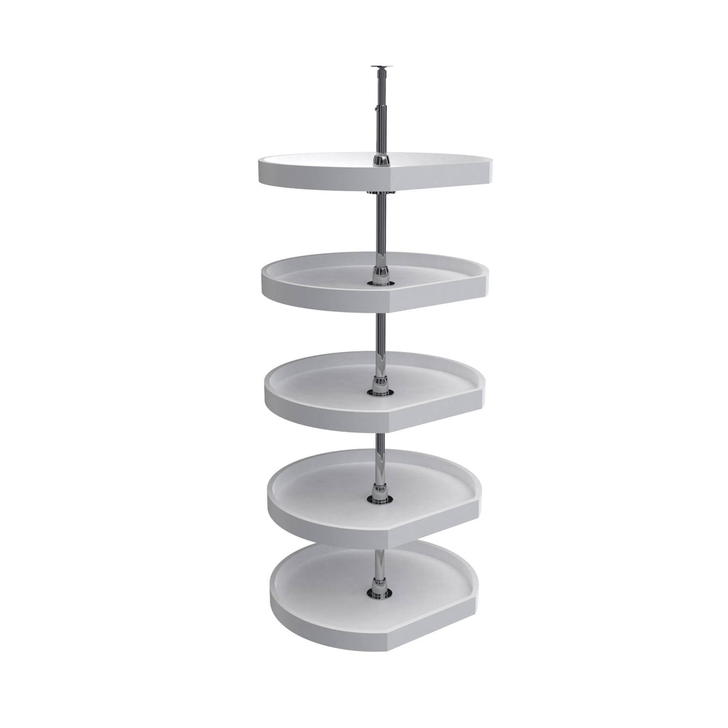 White 5 Shelf Pantry Lazy Susan Z3414