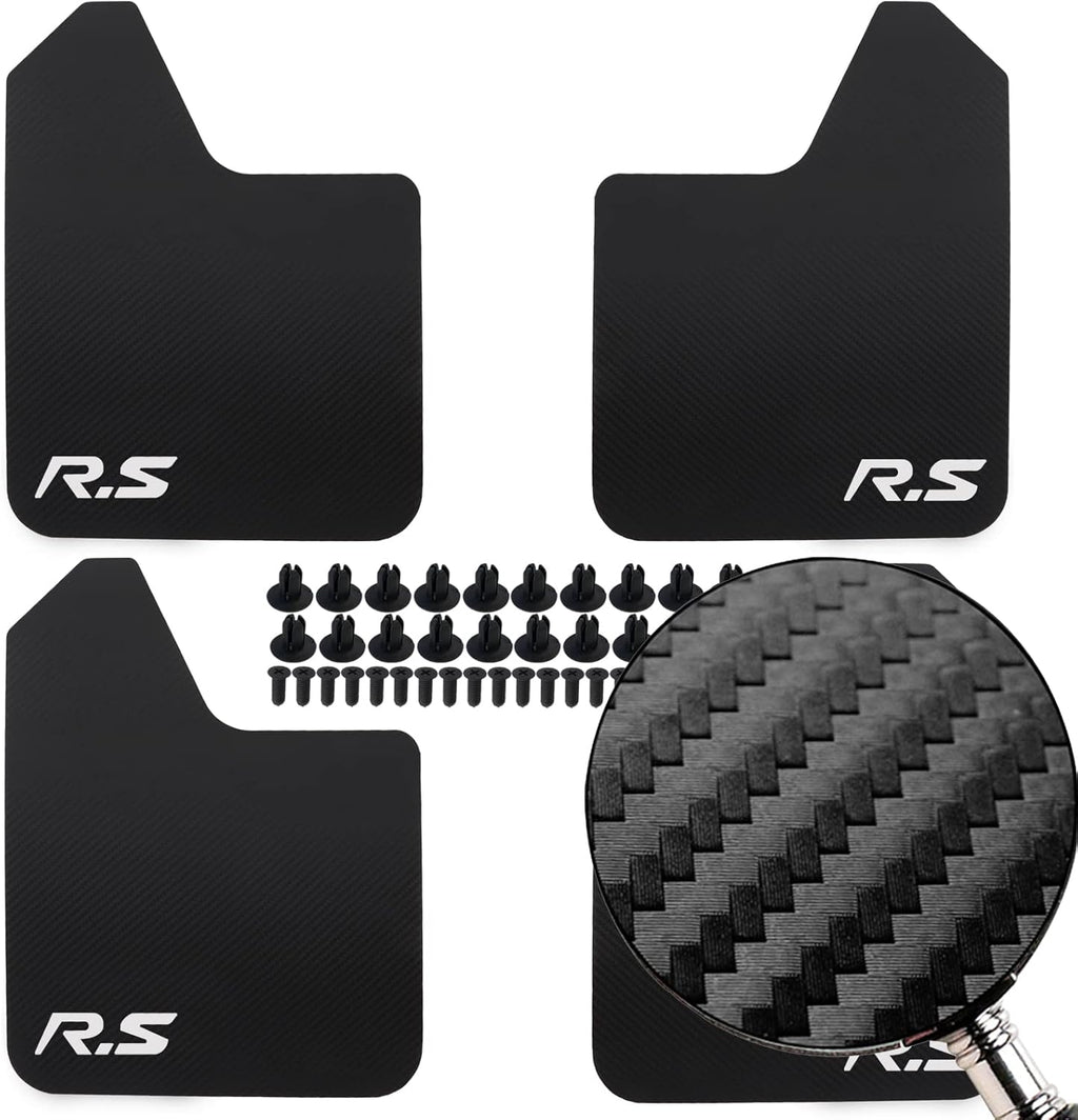 Red Universal Mud Flaps with Hardware Pack of 2 S470