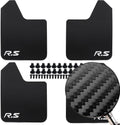 Red Universal Mud Flaps with Hardware Pack of 2 S470