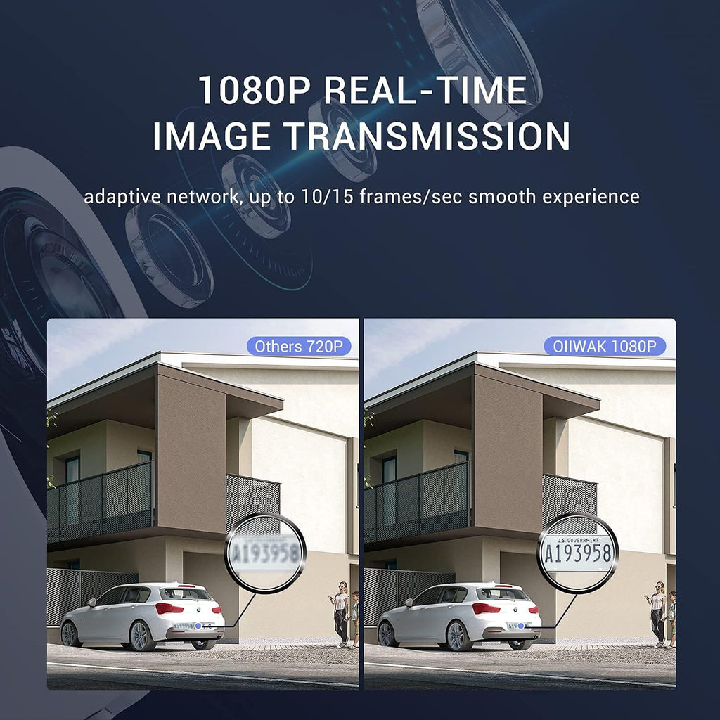 1080P Wireless Security Camera with Night Vision 2 Way Audio (2 Pack) R595885