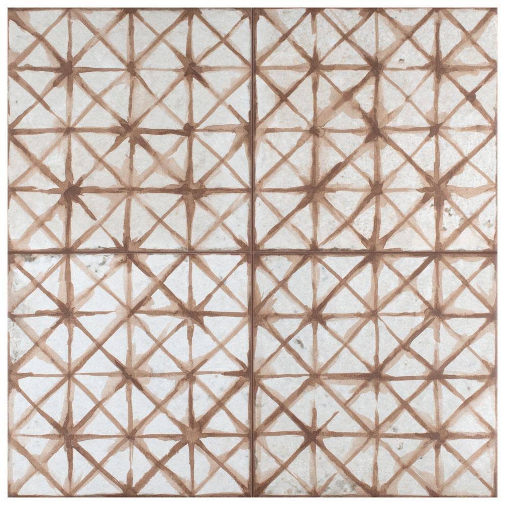 Off White Ceramic Floor and Wall Tile O1611