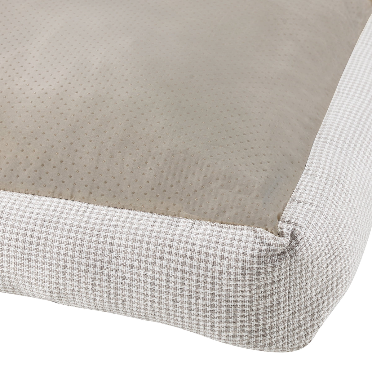 Brown Plaid Dog Bed D1848