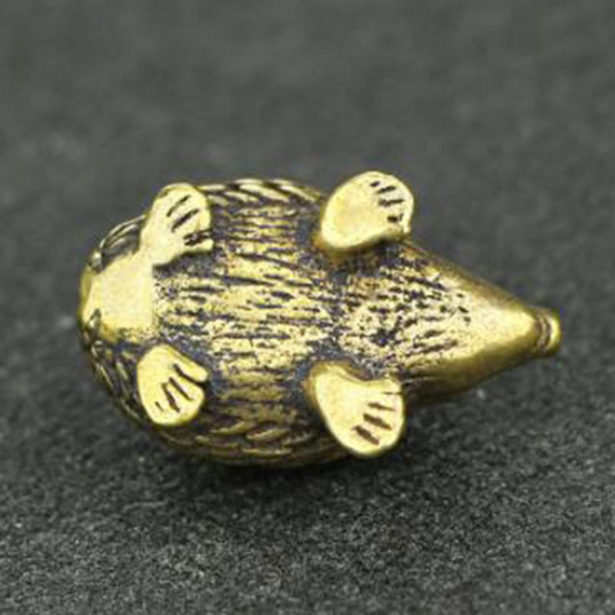 Brass Hedgehog Statue Home Decor Ornaments E73066