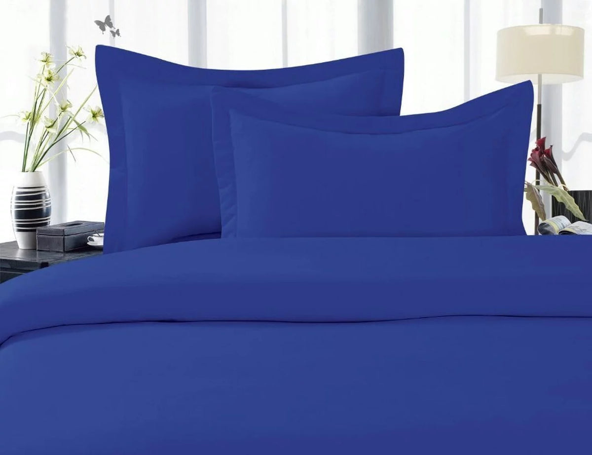 Full Royal Blue 4-Piece Bed Sheet Set Q193
