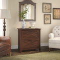 2 Drawer Lateral File Cabinet, Pure White Oak P29261